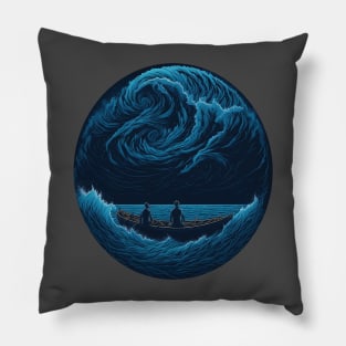 There's trouble on the horizon Pillow