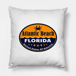 Atlantic Beach Florida Dolphin Pillow