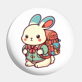 Hiking rabbit Pin