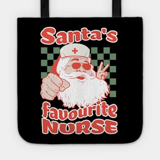 Santa's Favorite Nurse Tote