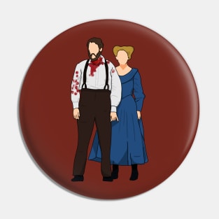 Sweeney Todd Covered in Blood and Mrs Lovett Pin