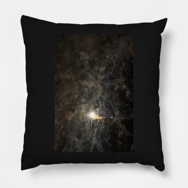 New Year Fireworks Pillow by mbangert