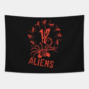 12 Aliens Tapestry