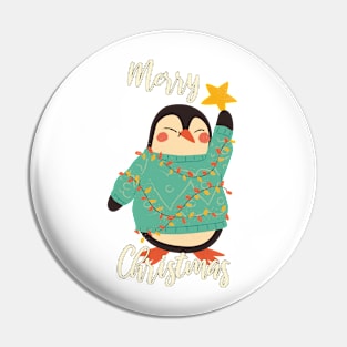 Merry Christmas, Penguin Pin