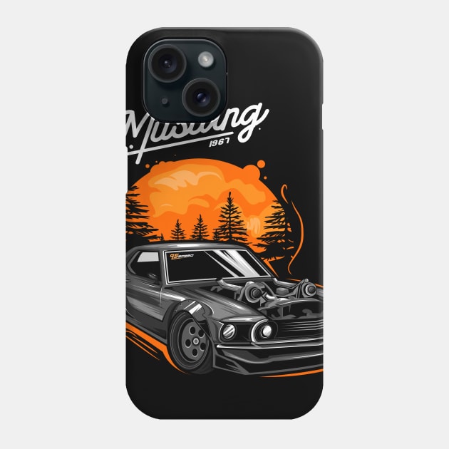 Mustang 1967 Phone Case by RYZWORK