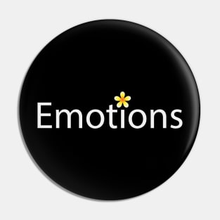 Emotions artistic text design Pin