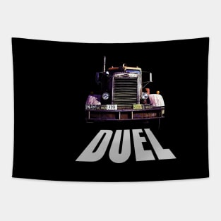 Duel Movie Poster - Peterbilt Truck Tapestry