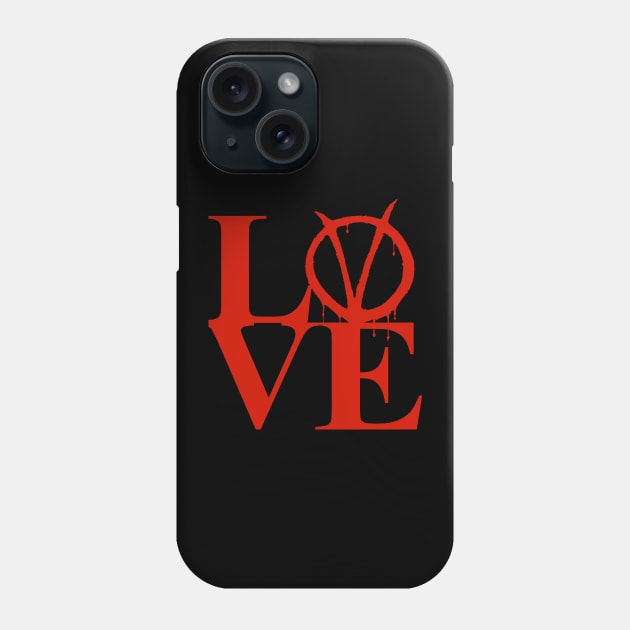 Love V Phone Case by Woah_Jonny