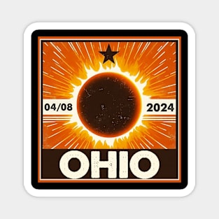 Ohio solar eclipse 2024 Magnet