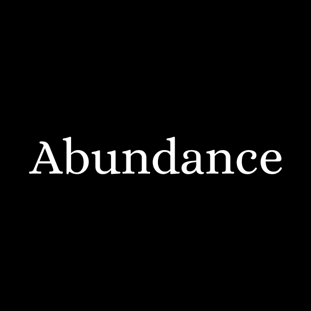 Abundance by Des