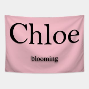 Chloe name meaning Tapestry