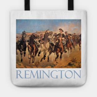 Western Art: Dismounted (1890) by Frederic Remington Tote