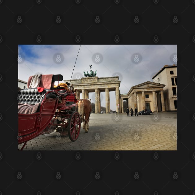 Brandenburg Gate, Berlin City colored by hottehue