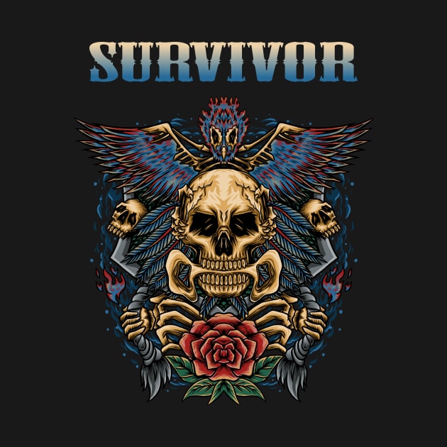 SURVIVE SURV SURVIVOR BAND by Bronze Archer