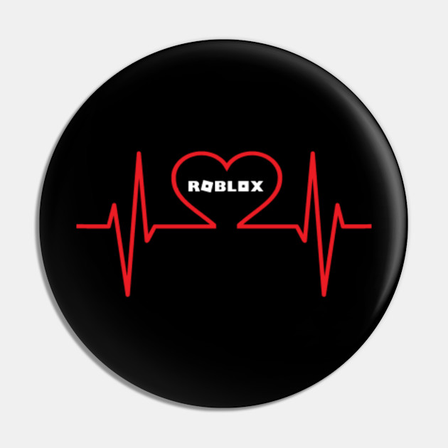 Roblox Noob Gamer Heartbeat Roblox Pin Teepublic - roblox logo game oof single line metal texture gamer roblox mask teepublic