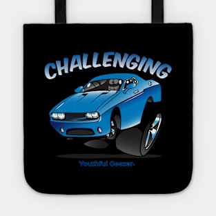 Challenging Cartoon Car Toon Tote