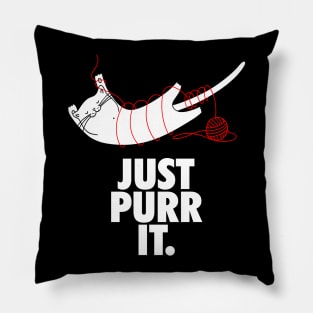 Just Purr it Pillow