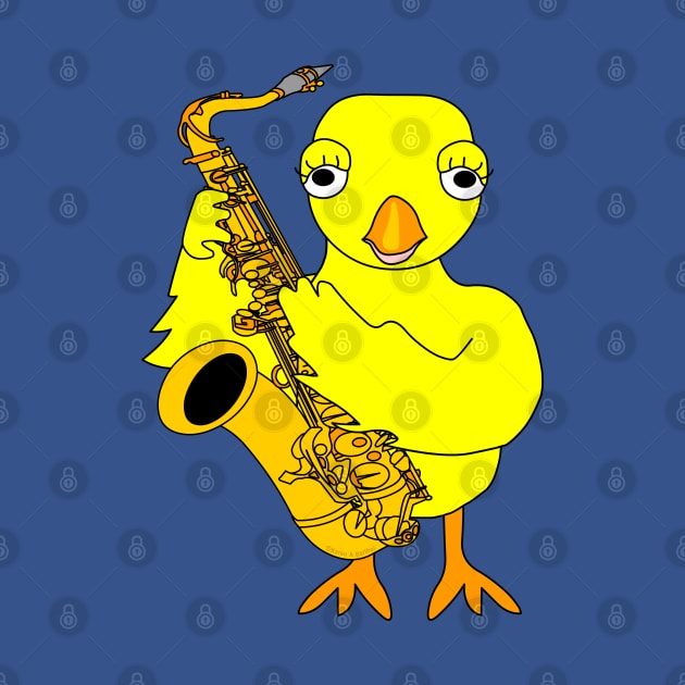 Saxophone Chick by Barthol Graphics