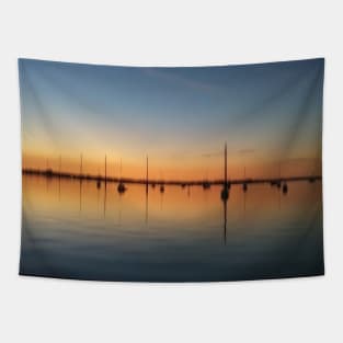 Sunrise on the Indian River in Cocoa Village, FL Tapestry