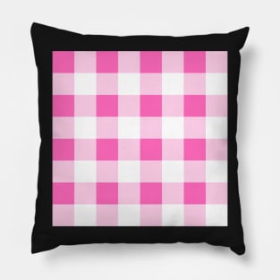 Pink checks Pillow