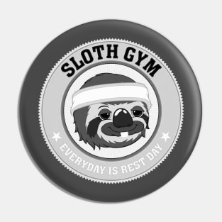 Sloth Gym Pin