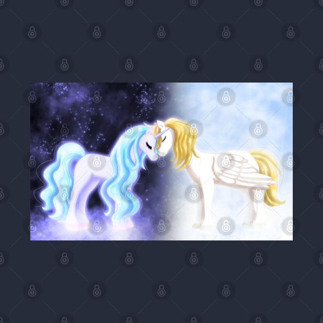 Pegasus and Unicorn by jotakaanimation