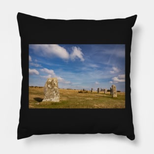 The Hurlers, Minions, Bodmin Moor, Cornwall Pillow