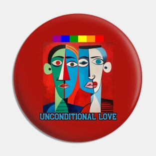 Unconditional love, pride month, lgbtq, gift present ideas Pin