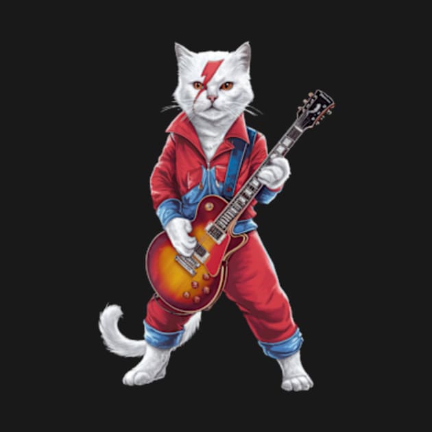 Ziggy Stardust Cat by CustomCraze