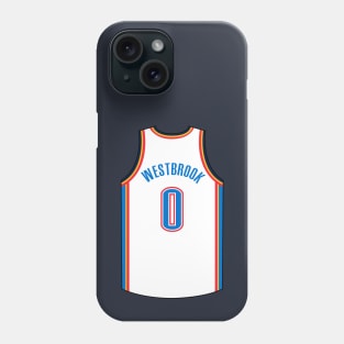 Russell Westbrook Oklahoma City Jersey Qiangy Phone Case