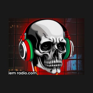 Skull Headphone Music - IEM Radio T-Shirt