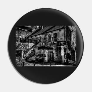 HDR Urban Graffiti Monochrome Pin