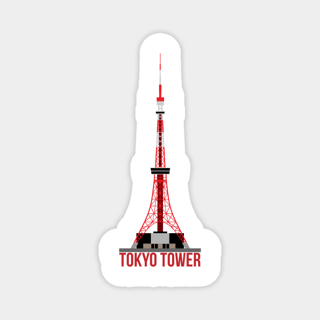 Tokyo Tower Magnet by conform