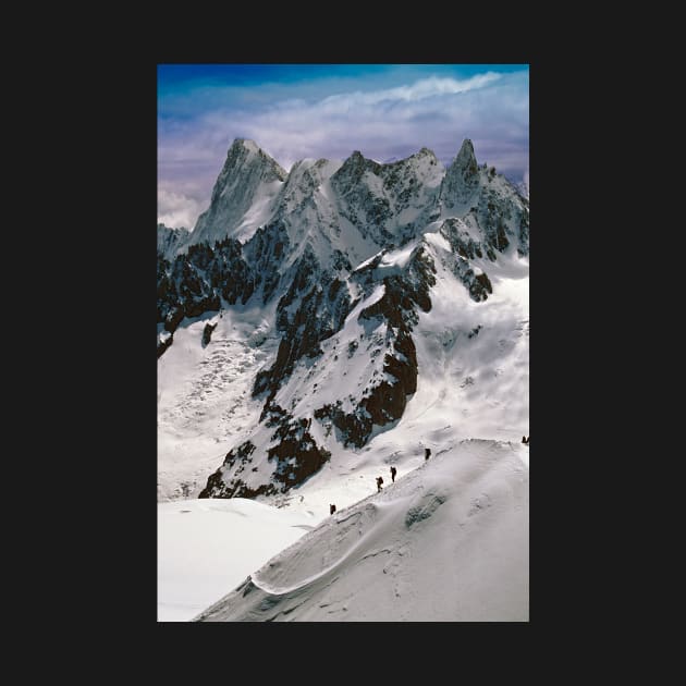Chamonix Aiguille du Midi Mont Blanc Massif French Alps France by AndyEvansPhotos