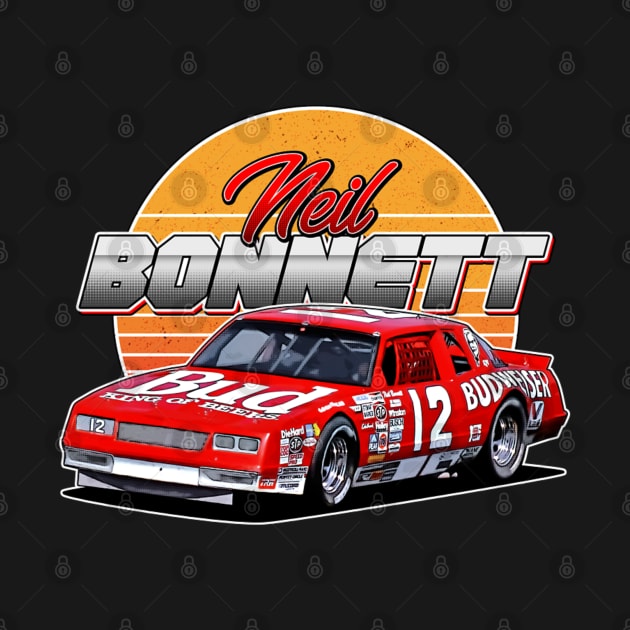 Neil Bonnett 12 Retro 80s by stevenmsparks