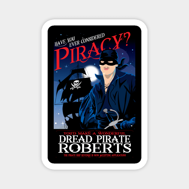 Have You Ever Considered Piracy? Magnet by CuddleswithCatsArt