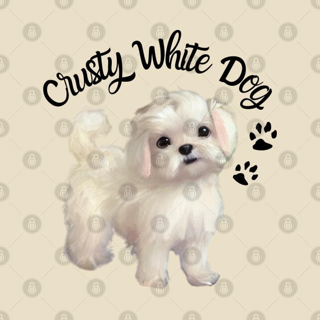 Cute Crusty White Dog Maltese Terrier Maltese Puppies Shih Tzu Mom by Mochabonk