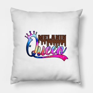 Melanin Queen African American Strong Black Woman Pillow