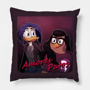 Amores Patos Podcast Logo Pillow