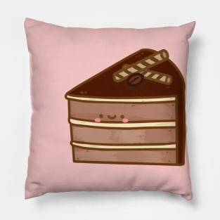 Tiramisu cake doodle design Pillow