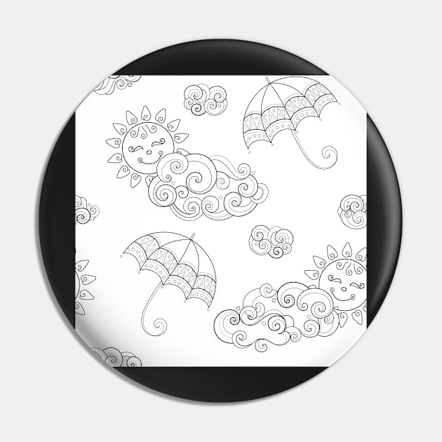 Noncolored Fairytale Weather Forecast Print Pin by lissantee