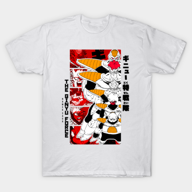 Download The Ginyu Force = DRAGON BALL Z = Namek Saga White Version - Ginyu Force - T-Shirt | TeePublic