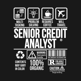 Senior credit analyst T-shirt | Job Profession | #DW T-Shirt