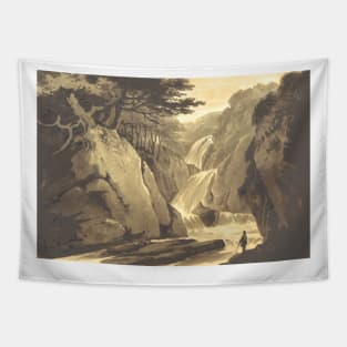 Scenery of Wales illustration Tapestry