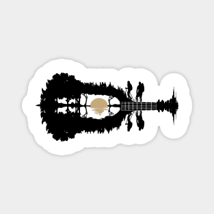 Guitar Mountains Magnet