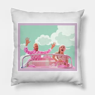 Barbie and Ken Driving Pillow