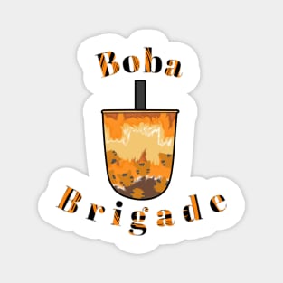 Boba Brigade Tiger Brown Sugar Milk Tea Magnet