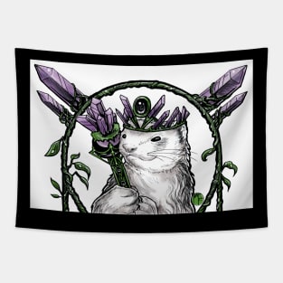 Crystal Queen Ferret Tapestry