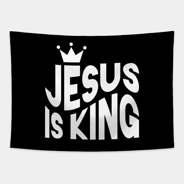 Jesus Is King Tapestry by Mike Ralph Creative