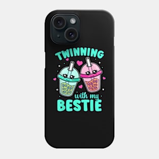 Twinning With My Bestie Twins Day Friends Matching Phone Case